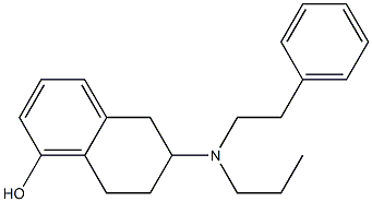 2-(N-phenethyl-N-propyl)amino-5-hydroxytetralin Structural