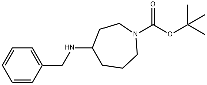 tert-butyl 4-(benzylaMino)azepane-1-carboxylate Structural