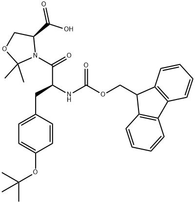 Fmoc-Tyr(tBu)-Ser(Psi(Me,Me)pro)-OH Structural