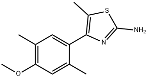 4-(4-METHOXY-2,5-DIMETHYL-PHENYL)-5-METHYL-THIAZOL-2-YLAMINE