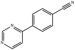 Benzonitrile, 4-(4-pyrimidinyl)- (9CI) Structural