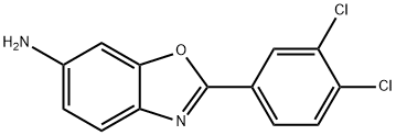 2-(3,4-dichlorophenyl)-1,3-benzoxazol-6-amine Structural