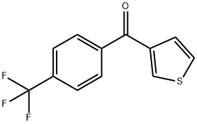 3-(4-TRIFLUOROMETHYLBENZOYL)THIOPHENE Structural