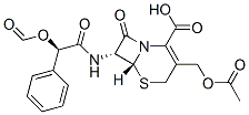 [6R-[6alpha,7beta(R*)]]-3-(acetoxymethyl)-7-[(formyloxy)phenylacetamido]-8-oxo-5-thia-1-azabicyclo[4.2.0]oct-2-ene-2-carboxylic acid       