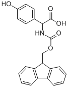 Fmoc-DL-4-Hydroxyphenylglycine Structural