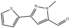 1-METHYL-3-THIEN-2-YL-1H-PYRAZOLE-5-CARBALDEHYDE