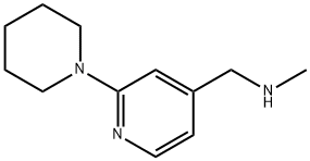 N-METHYL-N-[(2-PIPERIDIN-1-YLPYRIDIN-4-YL)METHYL]AMINE Structural