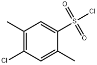 4-CHLORO-2,5-DIMETHYLBENZENESULFONYL CHLORIDE Structural