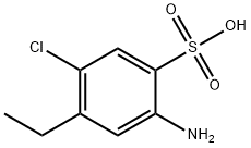 6-CHLORO-3-AMINOETHYLBENZENE-4-SULFONIC ACID Structural