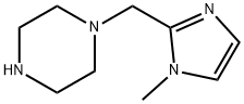 1-(1-METHYL-1H-IMIDAZOL-2-YLMETHYL)-PIPERAZINE Structural