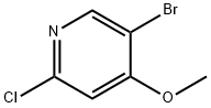 5-BROMO-2-CHLORO-4-METHOXYPYRIDINE Structural