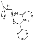 3-(2'-aminobenzhydryloxy)tropane Structural