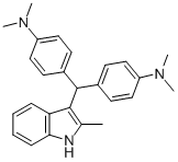 BIS(4-N,N-DIMETHYL AMINOPHENYL)-(2-METHYL INDOL-3-YL)METHANE