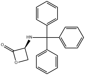 (S)-3-(TRITYLAMINO)-2-OXETANONE Structural