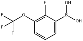 BORONIC ACID, [2-FLUORO-3-(TRIFLUOROMETHOXY)PHENYL]- Structural