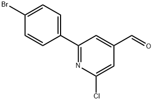 2-(4-BROMOPHENYL)-6-CHLOROPYRIDINE-4-CARBALDEHYDE