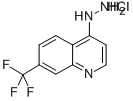 4-HYDRAZINO-7-TRIFLUOROMETHYLQUINOLINE HYDROCHLORIDE Structural