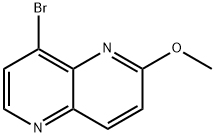 8-BROMO-2-METHOXY-1,5-NAPHTHYRIDINE Structural