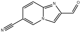 2-FORMYL-IMIDAZO[1,2-A]PYRIDINE-6-CARBONITRILE Structural