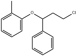rac 3-Chloro-1-phenyl-1-(2-Methylphenoxy)propane Structural