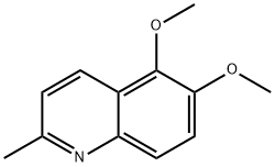 Quinoline, 5,6-dimethoxy-2-methyl- (9CI) Structural