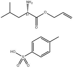 L-LEUCINE ALLYL ESTER P-TOLUENESULFONATE SALT Structural