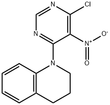 1-(6-CHLORO-5-NITRO-4-PYRIMIDINYL)-1,2,3,4-TETRAHYDROQUINOLINE