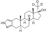 STANOZOLOL-D3 Structural