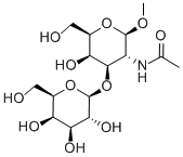 N-ACETYL-3-O-B-D-GALACTOPYRANOSYL-B-D-GA Structural