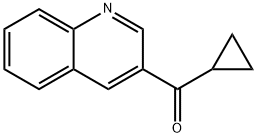 cyclopropyl(3-quinolinyl)methanone Structural