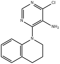 4-CHLORO-6-(3,4-DIHYDRO-1(2H)-QUINOLINYL)-5-PYRIMIDINAMINE