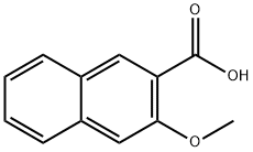 3-METHOXY-2-NAPHTHOIC ACID Structural