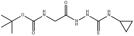 tert-Butyl 2-(2-(cyclopropylcarbamothioyl)hydrazinyl)-2-oxoethylcarbamate