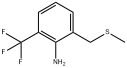 2-AMINO-3-(METHYLTHIOMETHYL)BENZOTRIFLUORIDE Structural