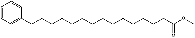 METHYL 15-PHENYLPENTADECANOATE Structural