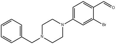 4-(4-BENZYL-1-PIPERAZINO)-2-BROMO-BENZALDEHYDE