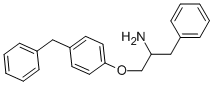 1-BENZYL-2-(4-BENZYLPHENOXY)ETHYLAMINE Structural