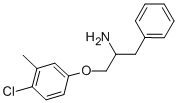 1-BENZYL-2-(4-CHLORO-3-METHYLPHENOXY)ETHYLAMINE Structural