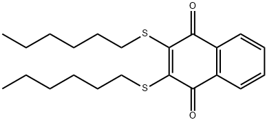2,3-BIS(N-HEXYLTHIO)-1,4-NAPHTHALENEDIONE