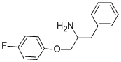 1-BENZYL-2-(4-FLUOROPHENOXY)ETHYLAMINE Structural