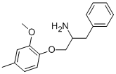 1-BENZYL-2-(2-METHOXY-4-METHYLPHENOXY)-ETHYLAMINE Structural