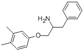 1-(3,4-DIMETHYLPHENOXY)-3-PHENYL-2-PROPANAMINE