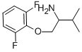 1-(2,6-DIFLUOROPHENOXY)-3-METHYL-2-BUTANAMINE Structural