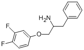 1-(3,4-DIFLUOROPHENOXY)-3-PHENYL-2-PROPANAMINE Structural