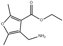 4-AMINOMETHYL-2,5-DIMETHYL-FURAN-3-CARBOXYLIC ACID ETHYL ESTER Structural