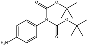 N,N-DI-TERT-BUTOXYCARBONYL-BENZENE-1,4-DIAMINE Structural