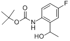 TERT-BUTYL 4-FLUORO-2-(1-HYDROXYETHYL)PHENYLCARBAMATE