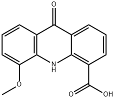 5-METHOXY-9-OXO-9,10-DIHYDRO-ACRIDINE-4-CARBOXYLIC ACID Structural