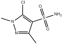 5-CHLORO-1,3-DIMETHYL-1H-PYRAZOLE-4-SULFONAMIDE Structural