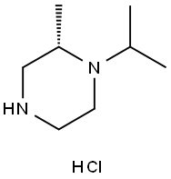 1-Isopropyl-(S )-2-methylpiperazine dihydrochloride Structural